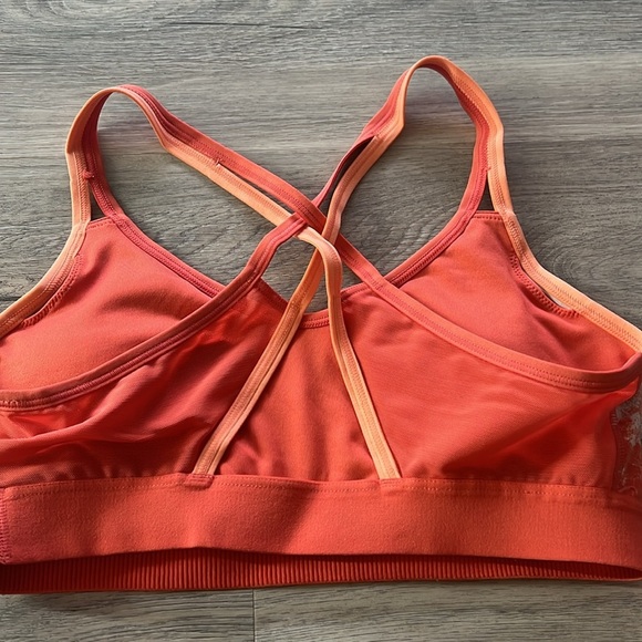 Adidas  orange strappy back bra size medium - Picture 8 of 8
